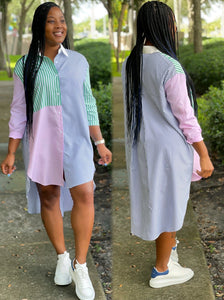 Tom Boy Shirt Dress